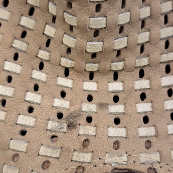 Journee Collection Devine Women’s 10 Peep Toe Bootie Stone Zipper Chunky Heel - Picture 2 of 2